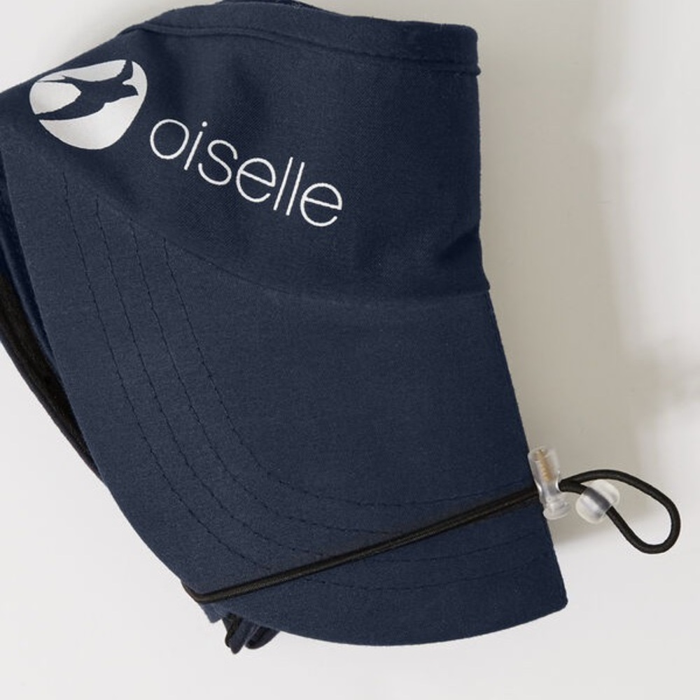 oiselle Black Performance Visor - Picture 2 of 6